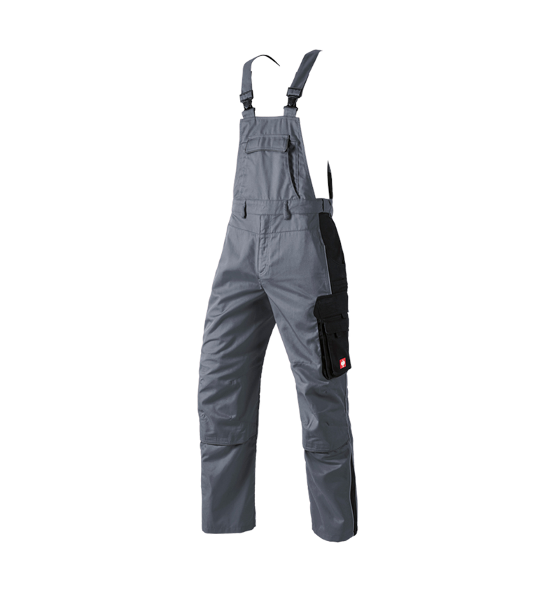 Pantaloni: Salopette e.s.active + grigio/nero 2