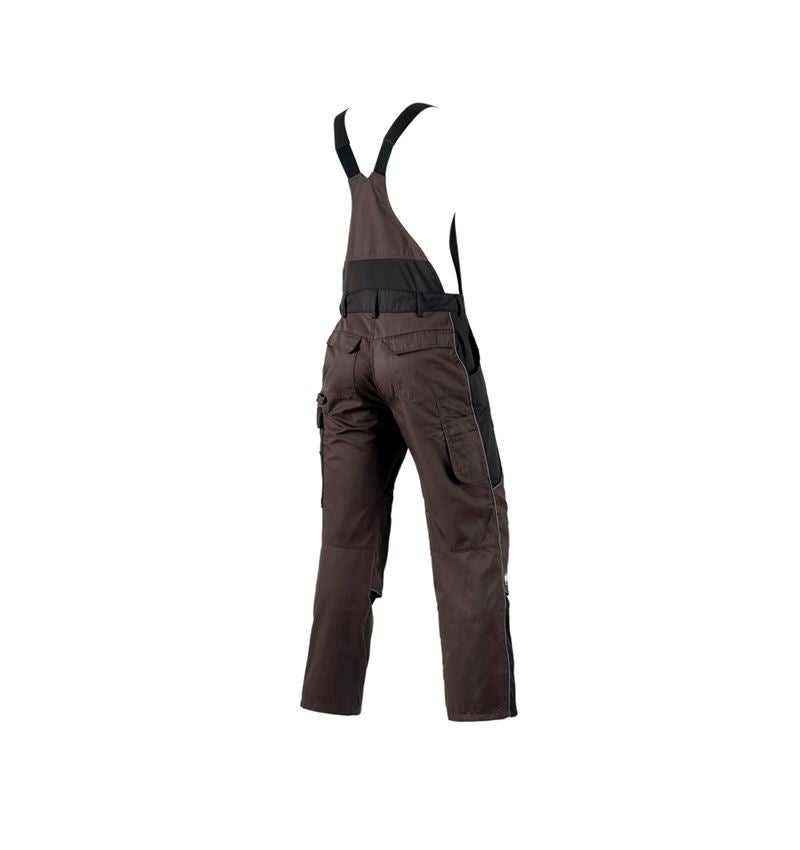 Pantaloni: Salopette e.s.active + marrone/nero 3