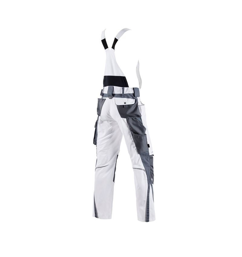 Pantaloni: Salopette e.s.motion + bianco/grigio 3