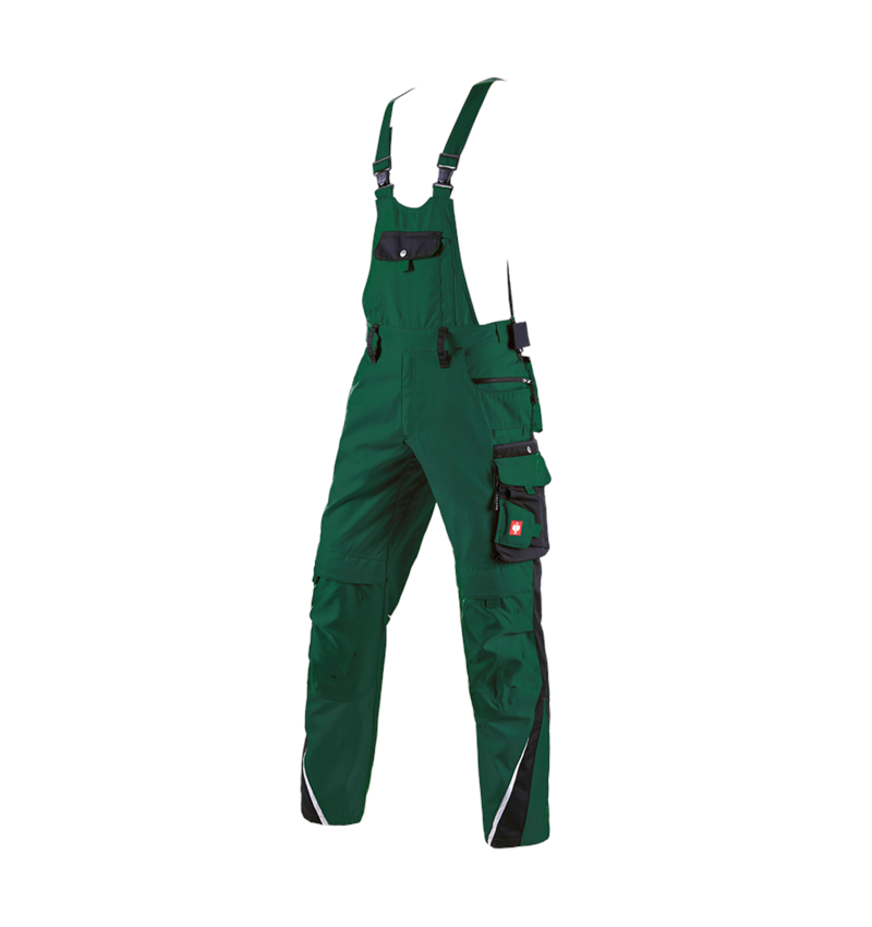Pantaloni: Salopette e.s.motion + verde/nero 2