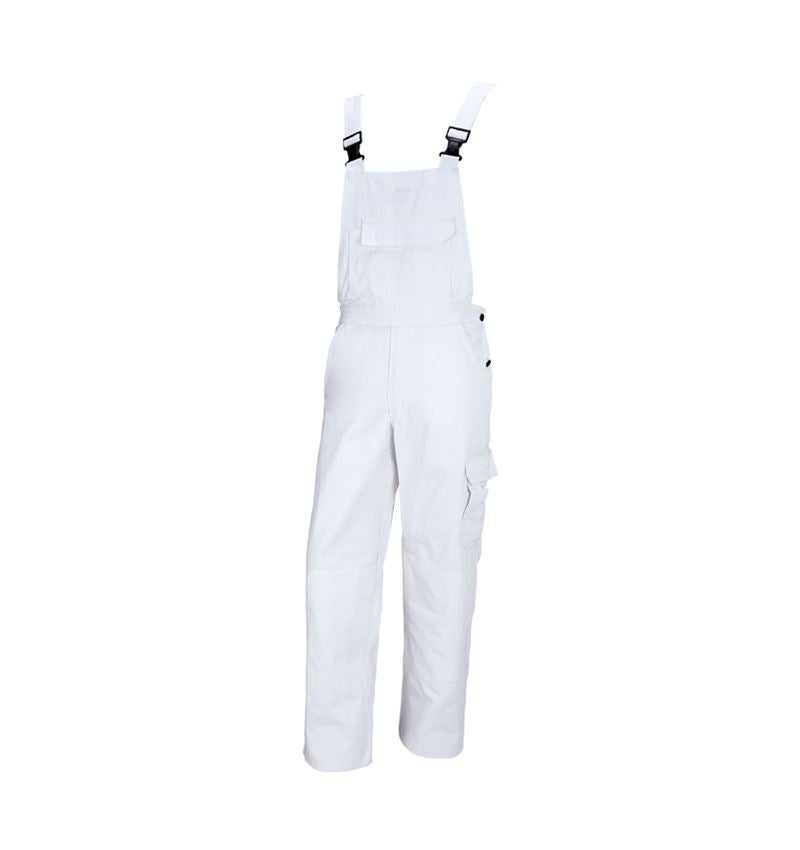 Pantaloni: STONEKIT salopette Aalborg + bianco