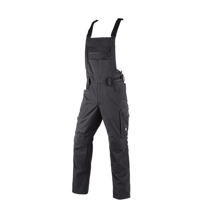 Pantaloni: Salopette e.s.concrete solid + nero 2