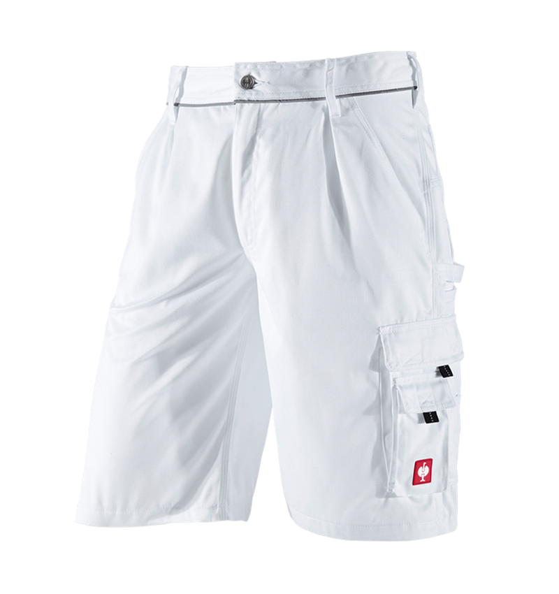 Pantaloni: Short e.s.image + bianco 5