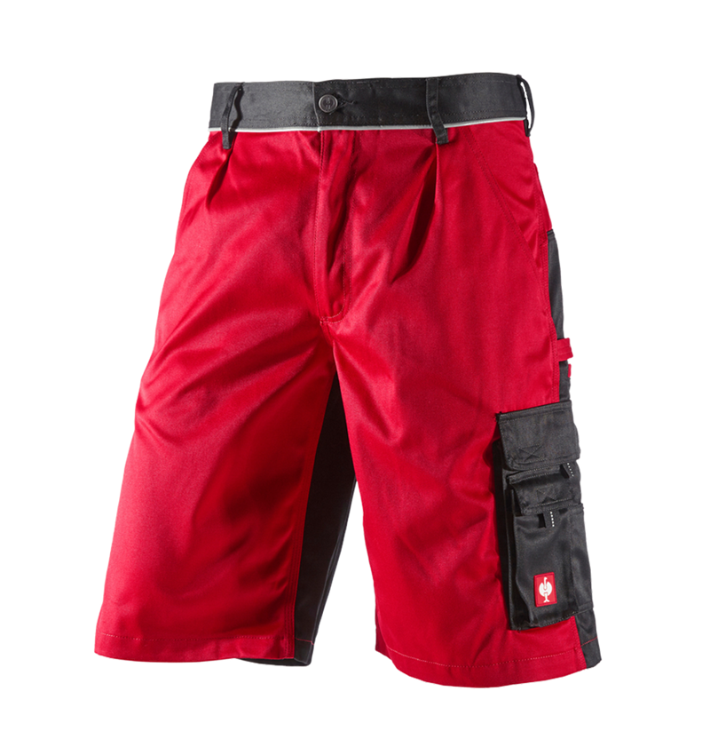 Pantaloni: Short e.s.image + rosso/nero 4