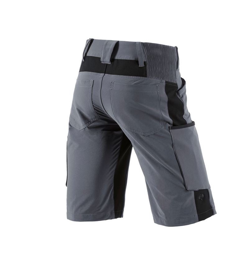 Pantaloni: Short e.s.vision stretch, uomo + grigio/nero 2