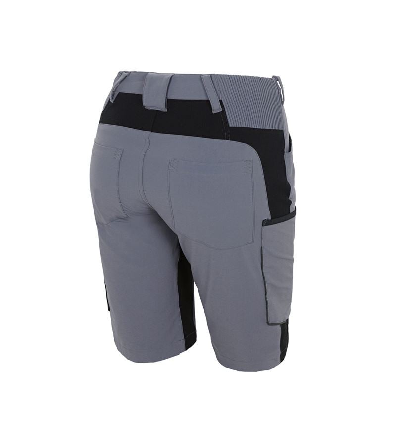 Pantaloni da lavoro: Short e.s.vision stretch, donna + grigio/nero 3