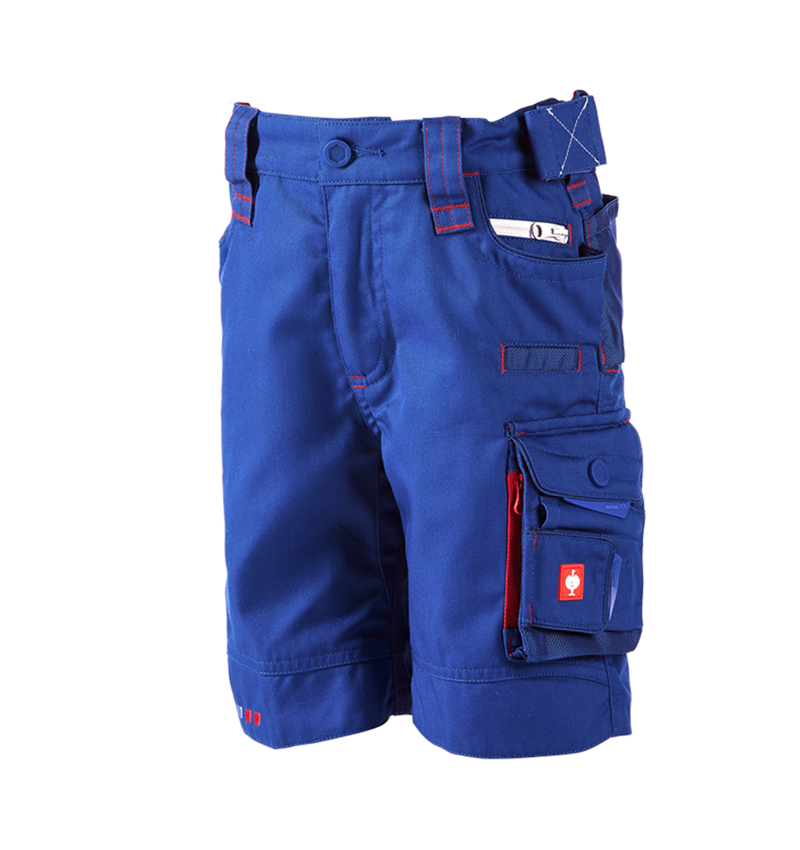 Pantaloncini: Short e.s.motion 2020, bambino + blu reale/rosso fuoco 1