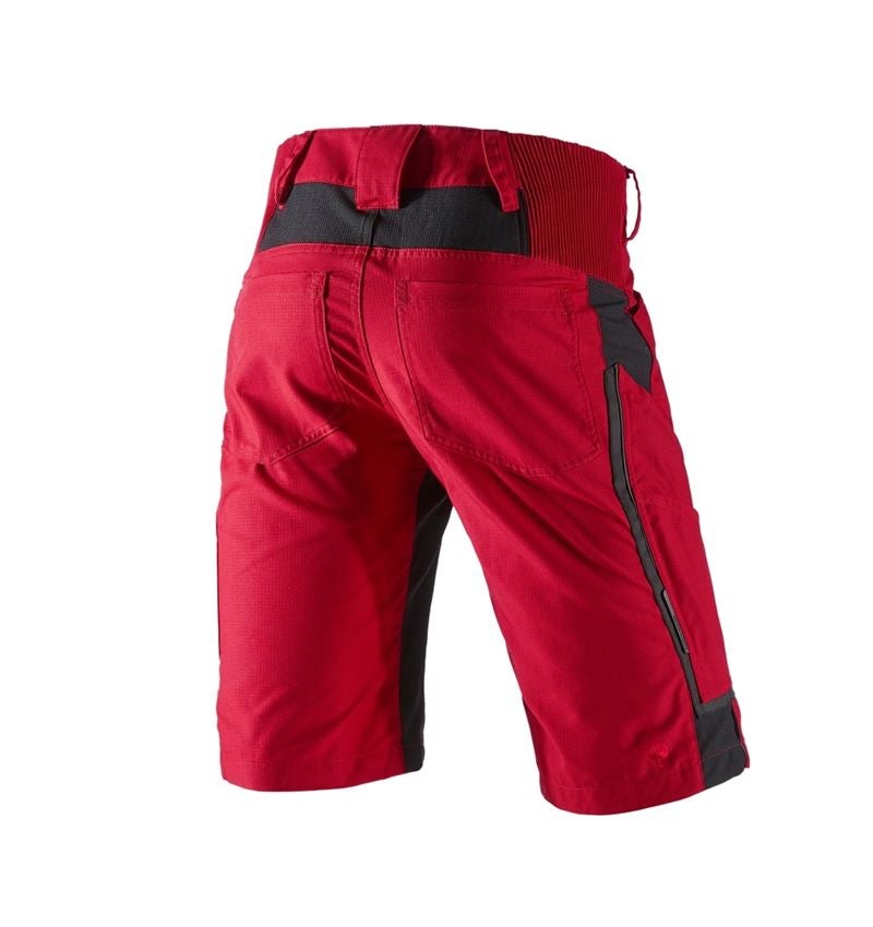 Pantaloni: Short e.s.vision, uomo + rosso/nero 3