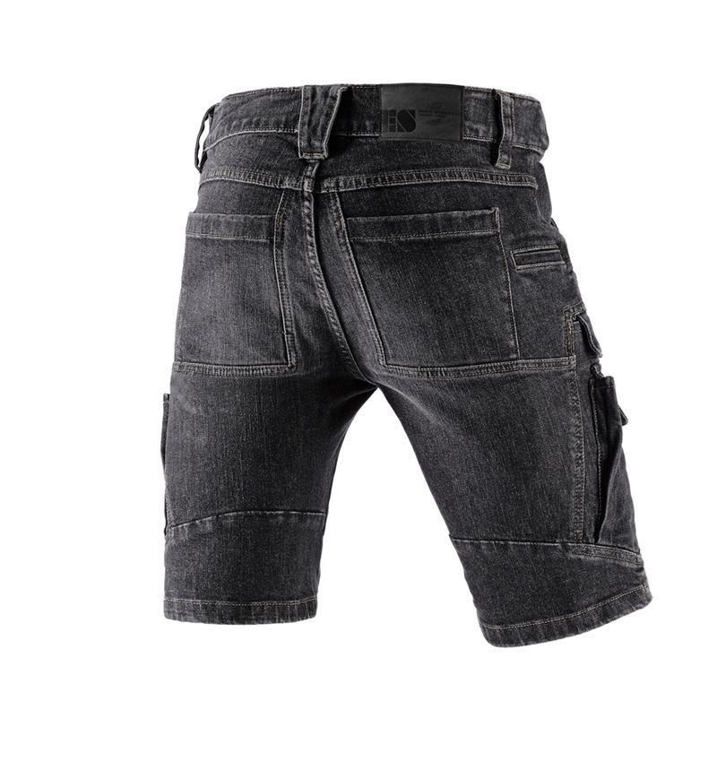 Temi: e.s. Cargo Worker-Jeans-Short POWERdenim + blackwashed 3