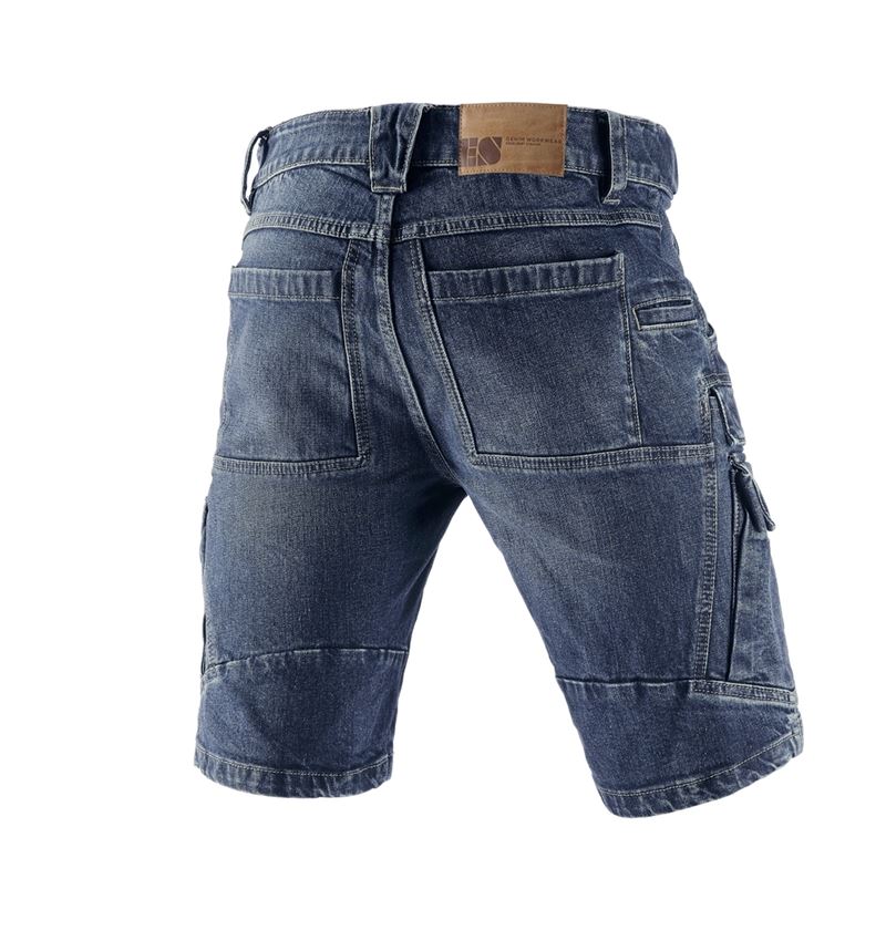 Temi: e.s. Cargo Worker-Jeans-Short POWERdenim + darkwashed 3