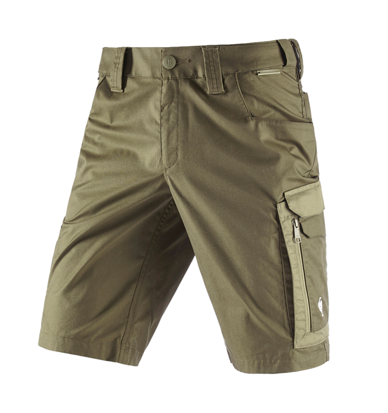 Pantaloni: Short e.s.concrete light + verde fango/verde felce 3