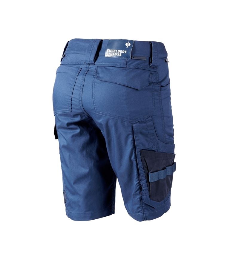 Pantaloni da lavoro: Short e.s.concrete light, donna + blu alcalino/blu profondo 3