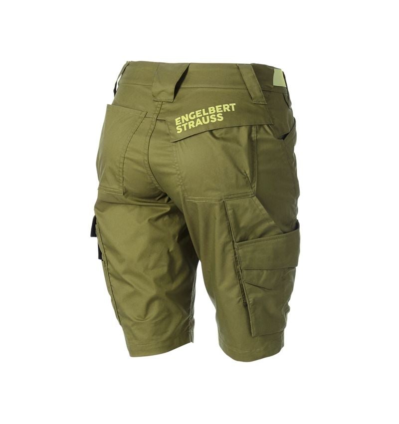 Pantaloni da lavoro: Short e.s.trail, donna + verde ginepro/verde lime 5