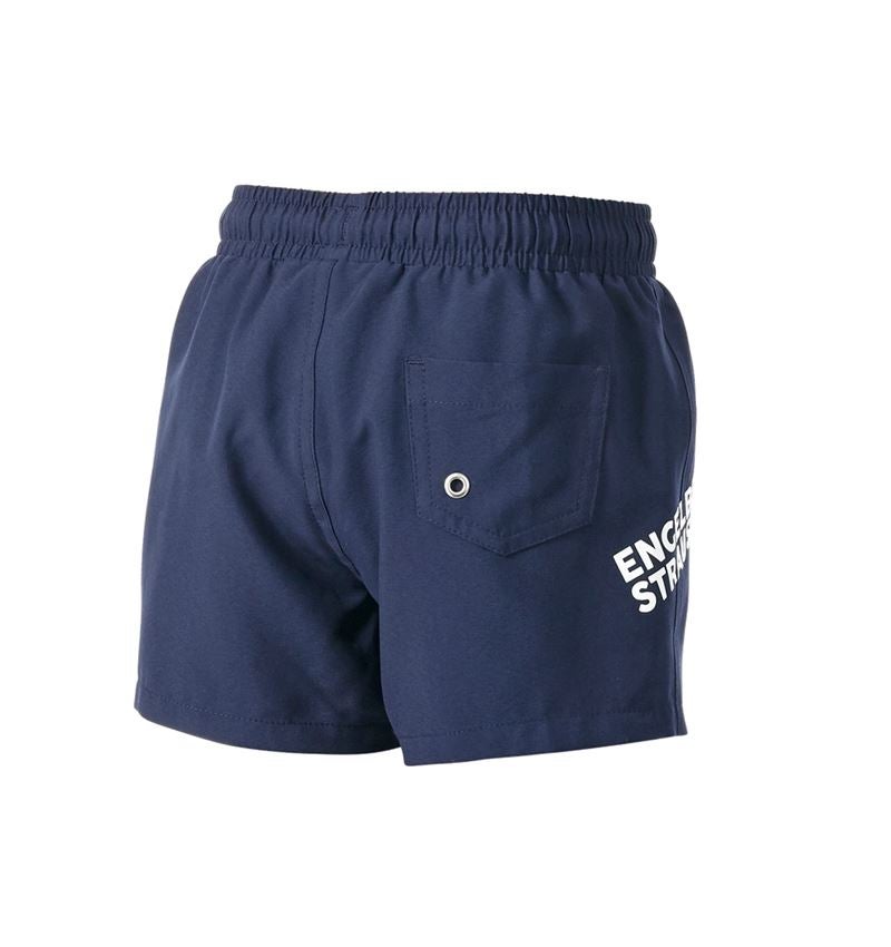 Pantaloncini: Pantaloncini da bagno e.s.trail, bambino + blu profondo/bianco 3