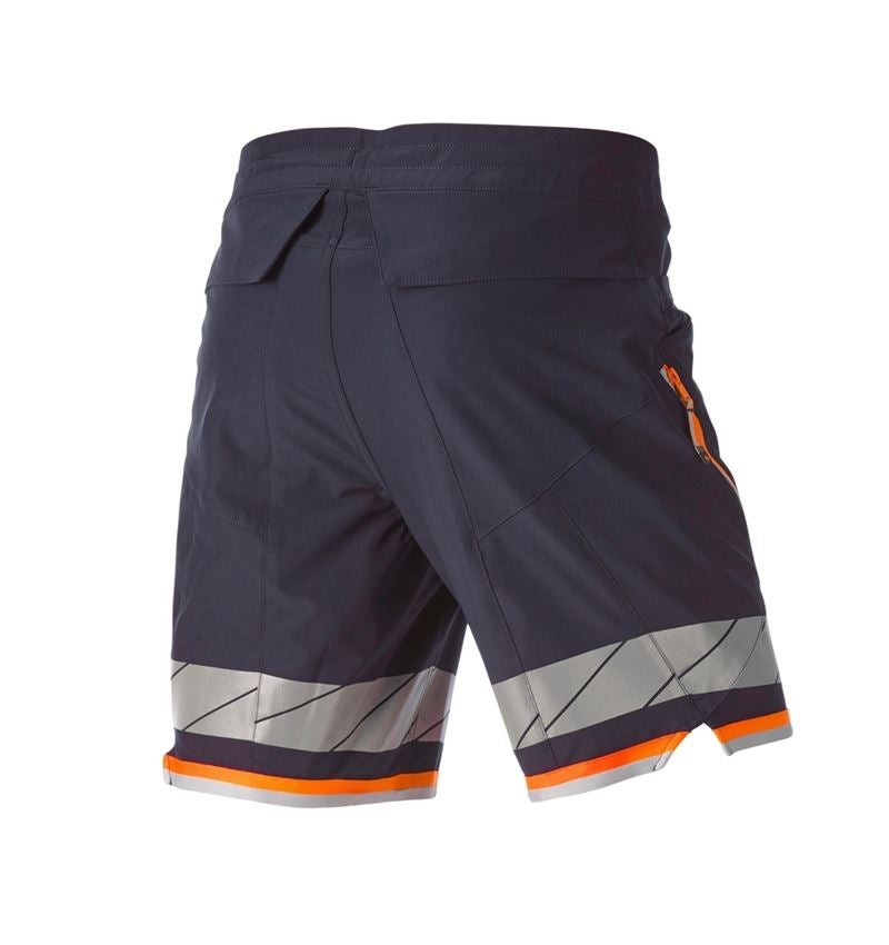 Pantaloni: Short funzionali Reflex e.s.ambition + blu scuro/arancio fluo 8