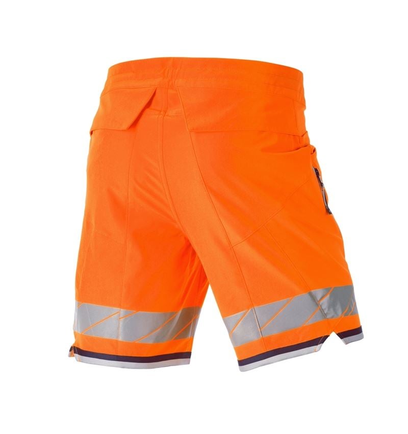 Pantaloni: Short funzionali Reflex e.s.ambition + arancio fluo/blu scuro 9