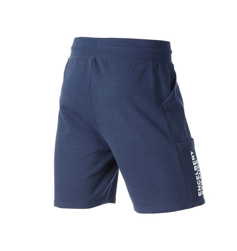 Pantaloni: Sweat short light e.s.trail + blu profondo/bianco 5