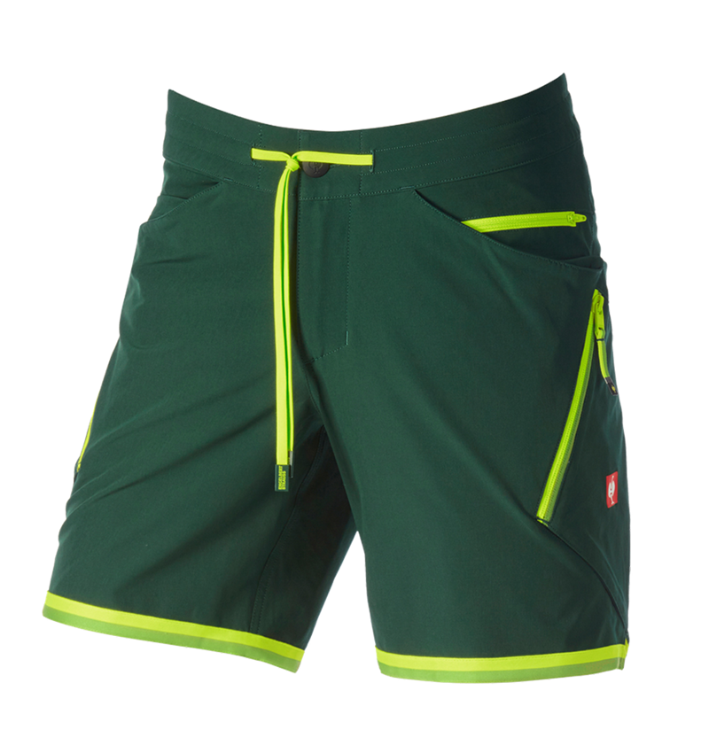 Pantaloni: Short e.s.ambition + verde/giallo fluo 6