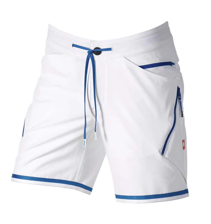 Pantaloni: Short e.s.ambition + bianco/blu genziana 8
