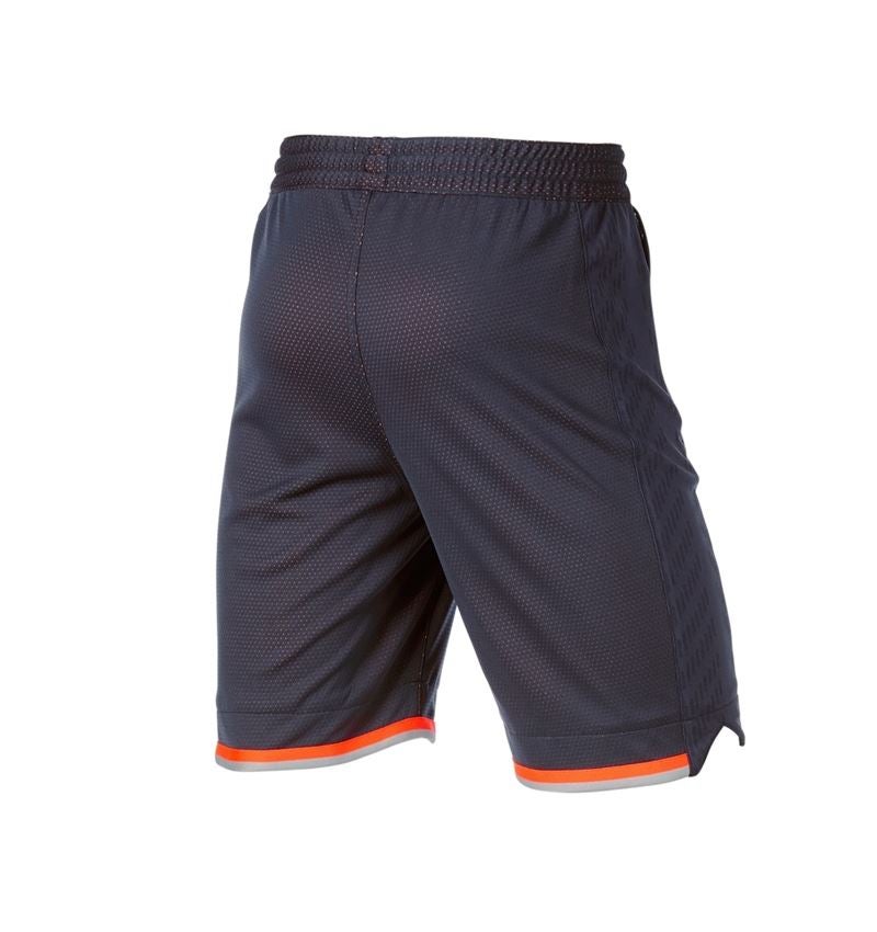 Pantaloni: Short funzionali e.s.ambition + blu scuro/arancio fluo 5