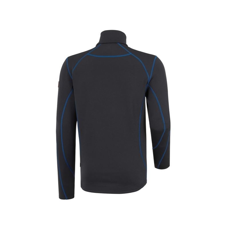 Maglie | Pullover | Camicie: Troyer funzionale thermo stretch e.s.motion 2020 + grafite/blu genziana 3