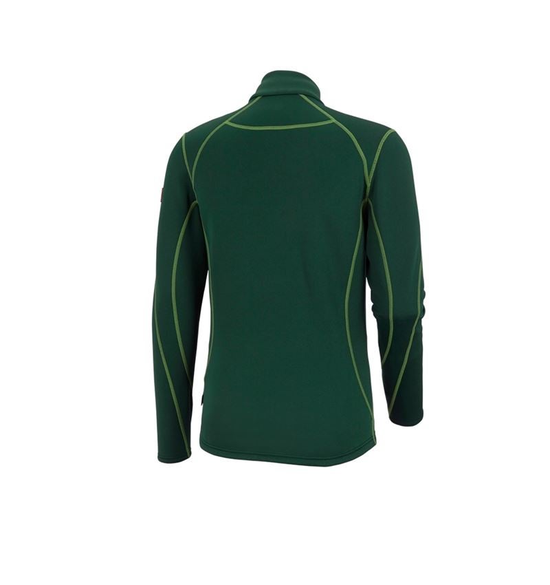 Maglie | Pullover | Camicie: Troyer funzionale thermo stretch e.s.motion 2020 + verde/verde mare 3
