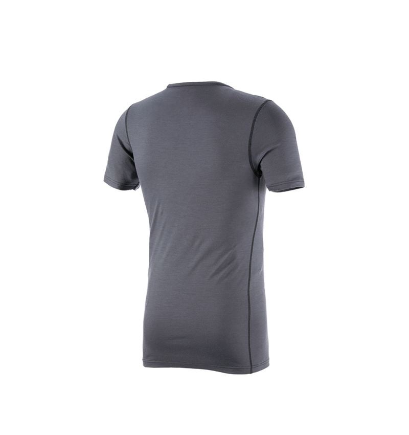 Intimo | Abbigliamento termico: e.s. t-shirt merino, uomo + cemento/grafite 2