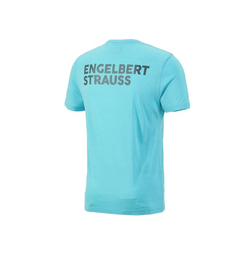 Maglie | Pullover | Camicie: T-Shirt merino e.s.trail + turchese lapis/antracite  5