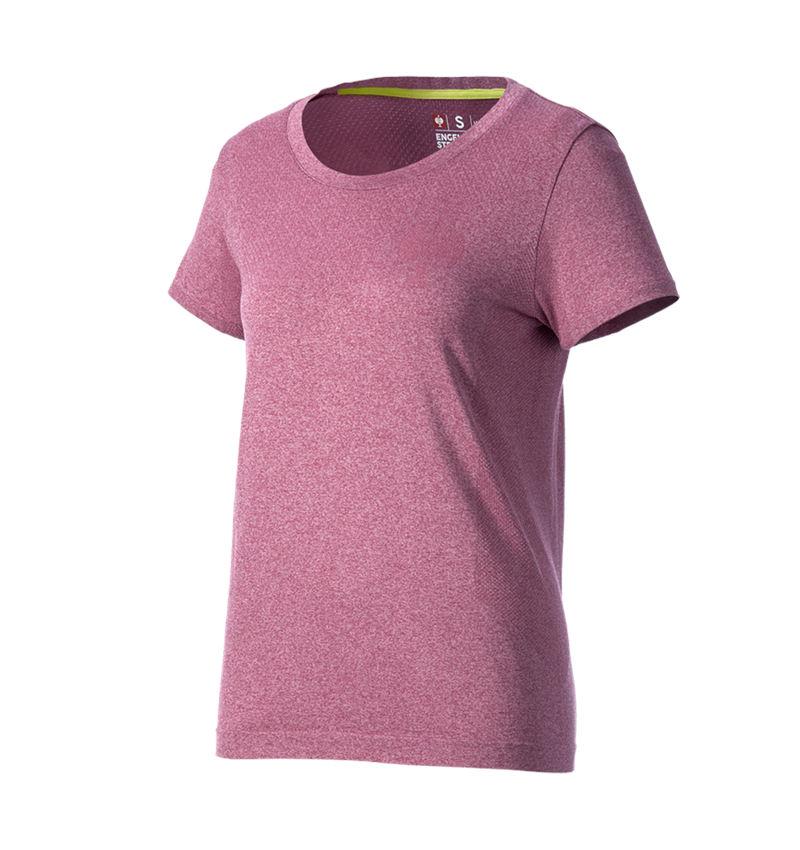 Maglie | Pullover | Bluse: T-Shirt seamless e.s.trail, donna + rosa tara melange 5