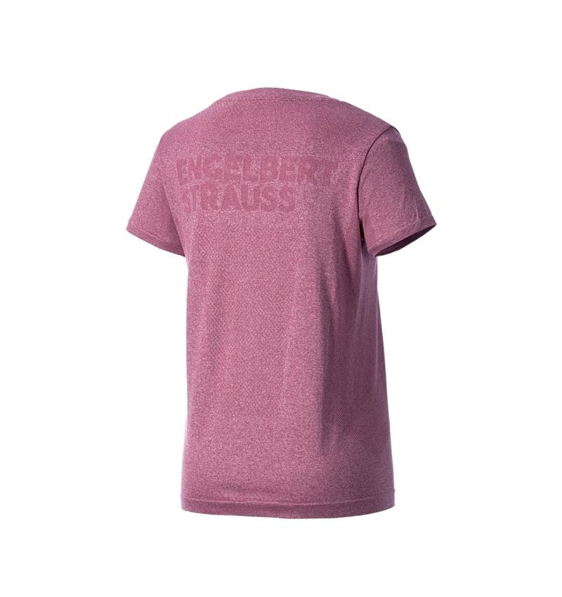 Maglie | Pullover | Bluse: T-Shirt seamless e.s.trail, donna + rosa tara melange 6
