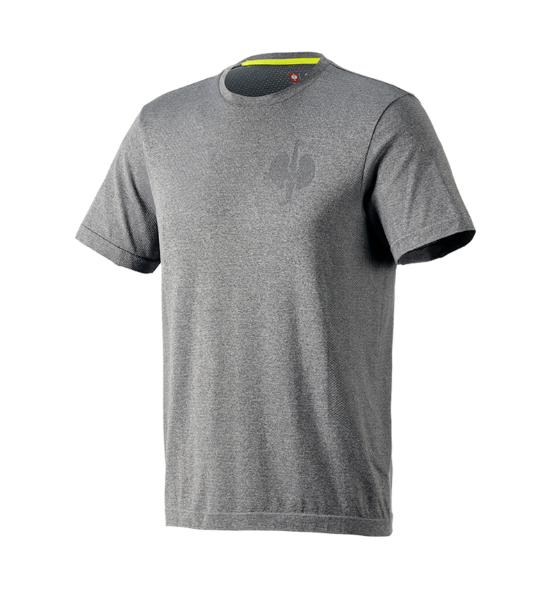 Maglie | Pullover | Camicie: T-Shirt seamless e.s.trail + grigio basalto melange 3