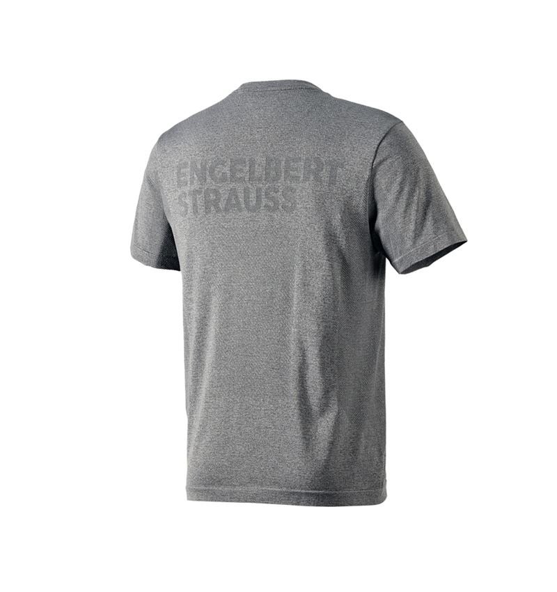 Maglie | Pullover | Camicie: T-Shirt seamless e.s.trail + grigio basalto melange 4