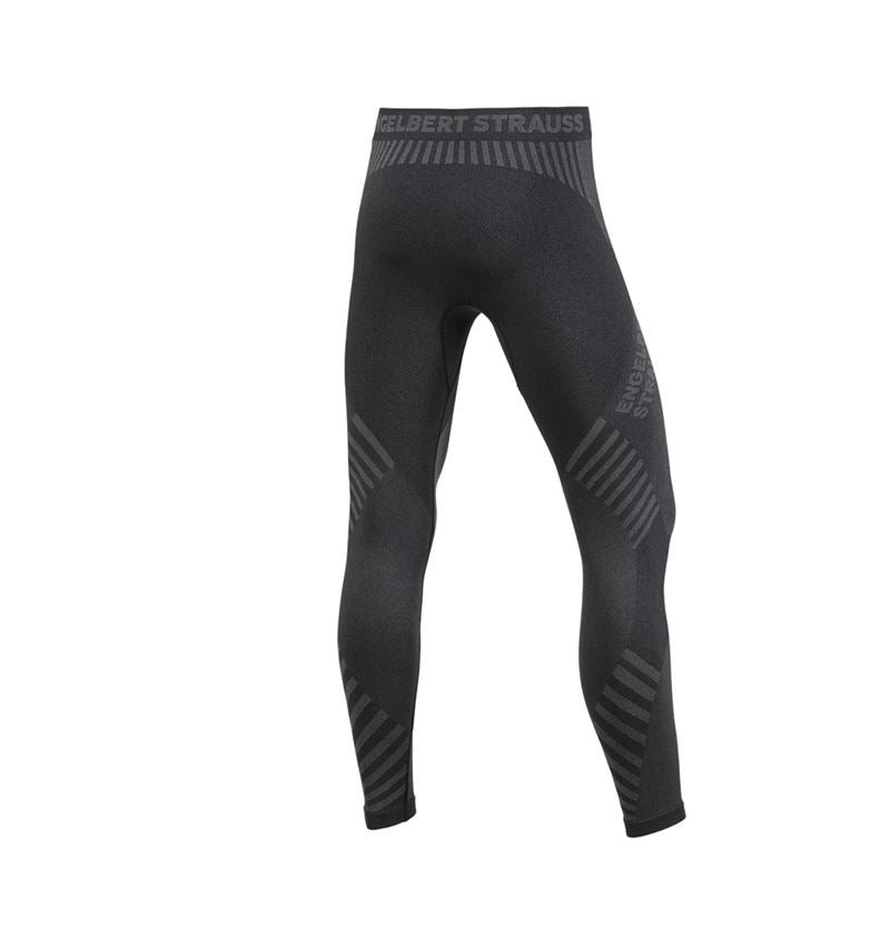 Intimo | Abbigliamento termico: Long Pants funzionali e.s.trail seamless - warm + nero/grigio basalto 5