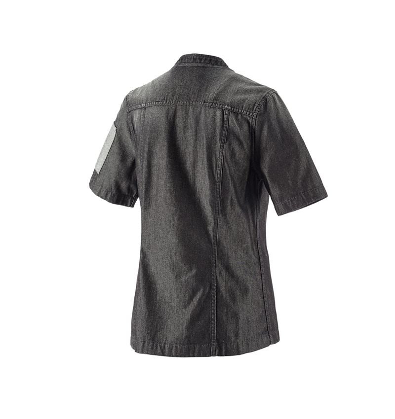 Maglie | Pullover | Bluse: e.s. giacca da cuoco denim, donna + graphitewashed 3