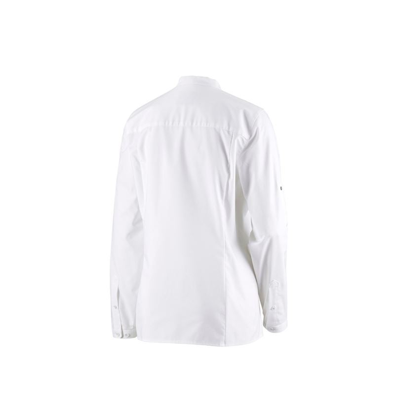 Maglie | Pullover | Bluse: e.s. camicia da cuoco, donna + bianco 3