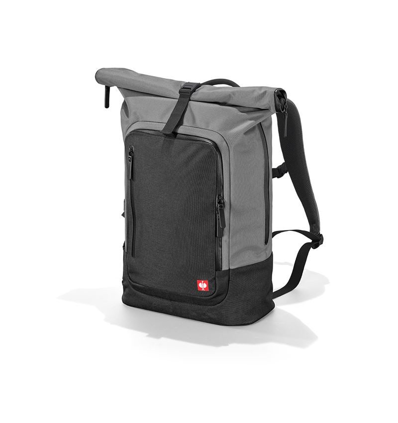 Themen: Rolltop-Rucksack e.s.work&travel + basaltgrau/schwarz