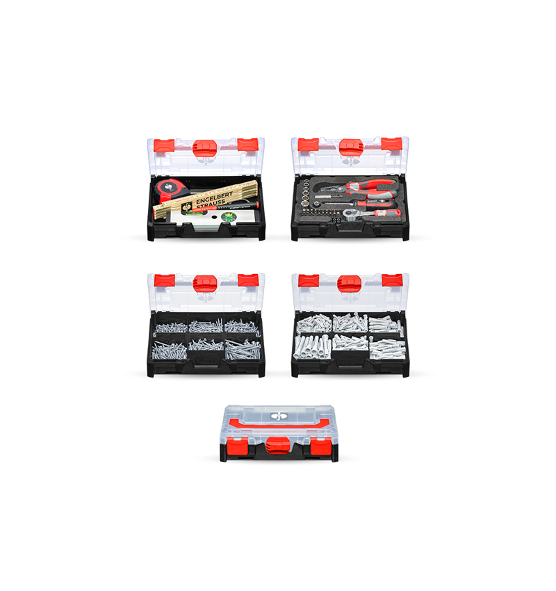 Sistema STRAUSSbox: Set di attrezzi STRAUSSbox mini Allround
