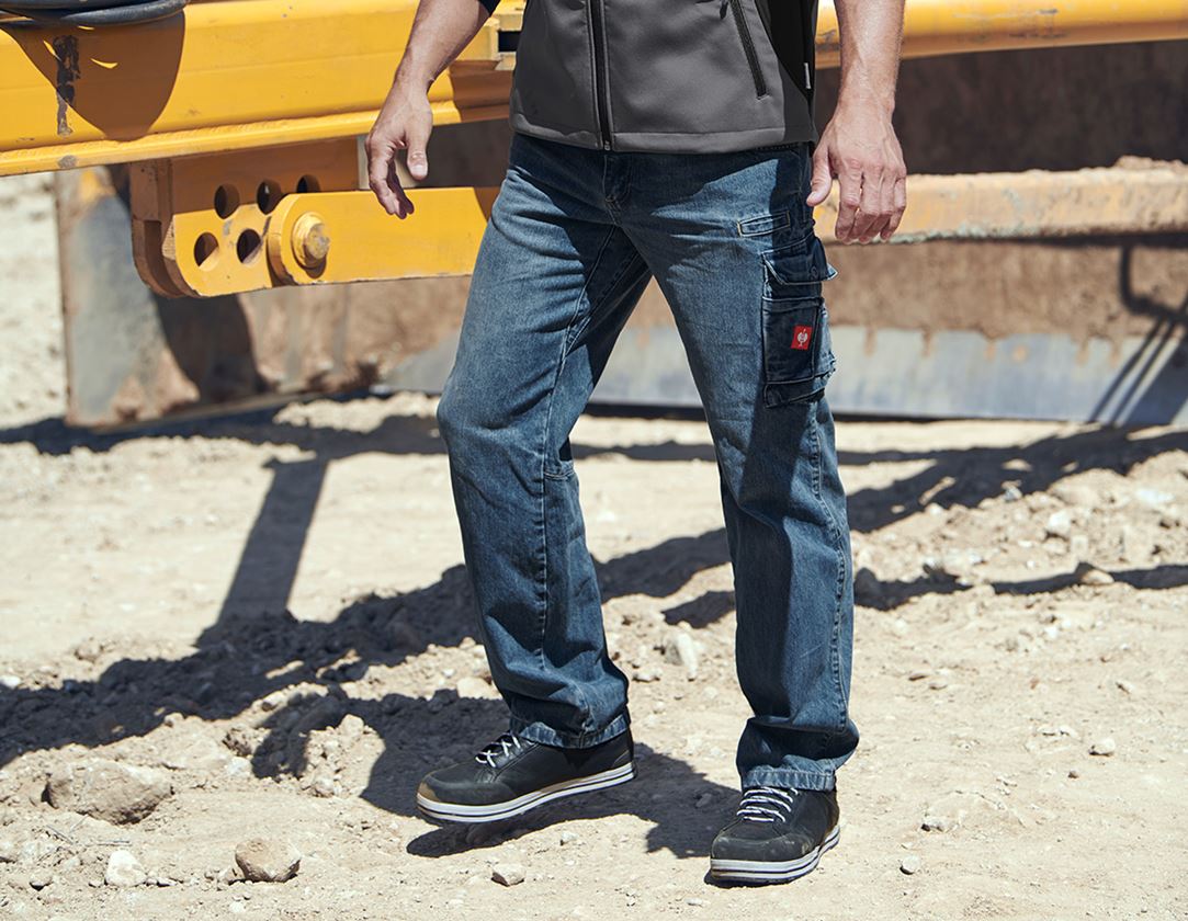 Pantaloni: e.s. Worker-Jeans + stonewashed
