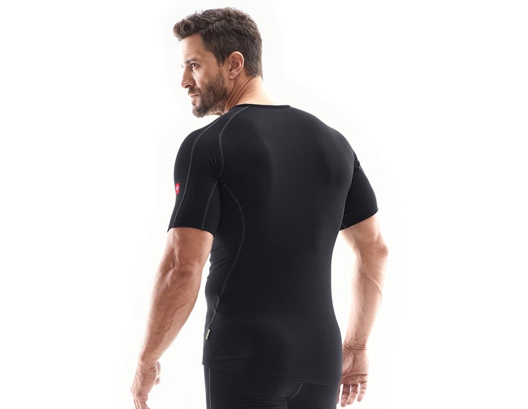 Intimo | Abbigliamento termico: e.s. t-shirt funzionale clima-pro - warm, uomo + nero 1