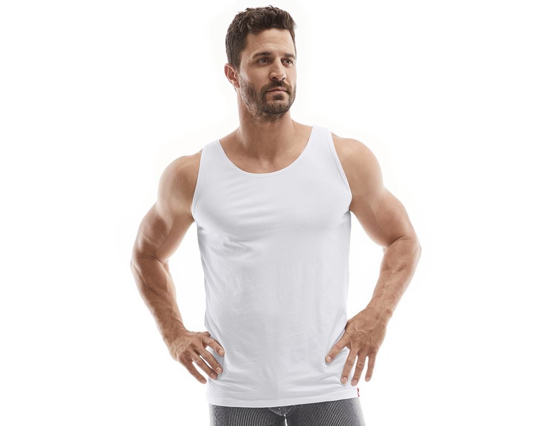 Intimo | Abbigliamento termico: e.s. modal Athletic-Shirt + bianco