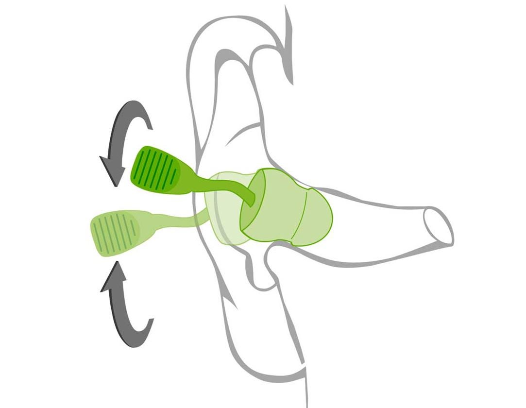 Tappi per orecchie: Tappi protettivi per le orecchie Twisters + verde 2