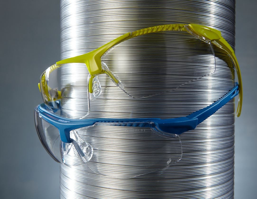 Occhiali protettivi: e.s. occhiali protettivi Loneos + giallo fluo