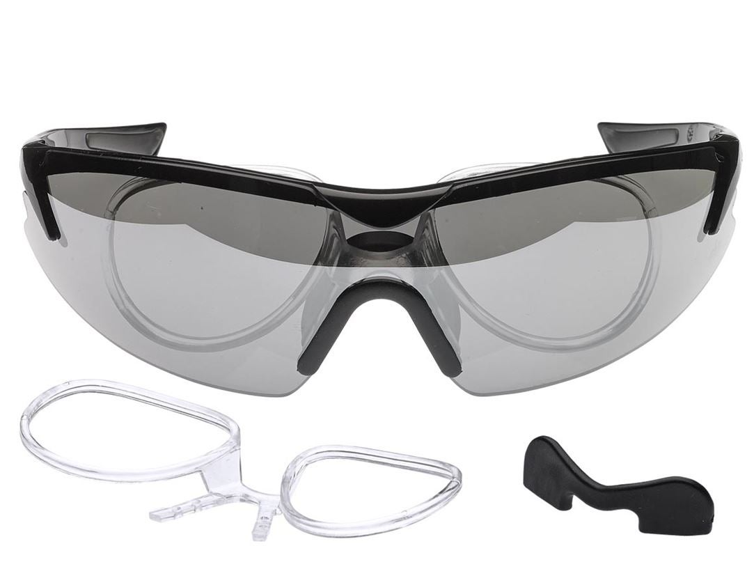 Occhiali protettivi: e.s. occhiali prot. Araki, c. supporto p. occhiali + colorato