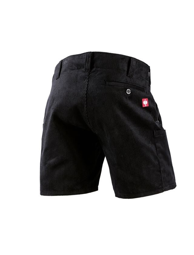 Pantaloni: e.s. pantaloncini gilda velluto a coste larghe + nero 2