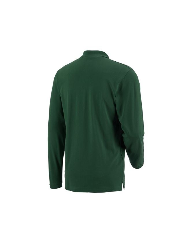 Maglie | Pullover | Camicie: e.s. longsleeve polo cotton Pocket + verde 1