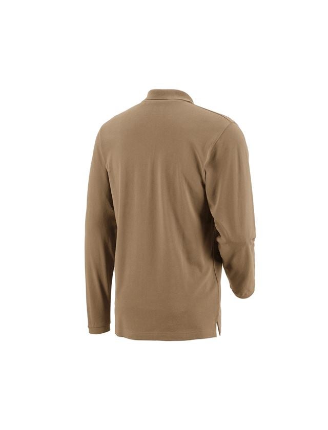 Maglie | Pullover | Camicie: e.s. longsleeve polo cotton Pocket + kaki 1