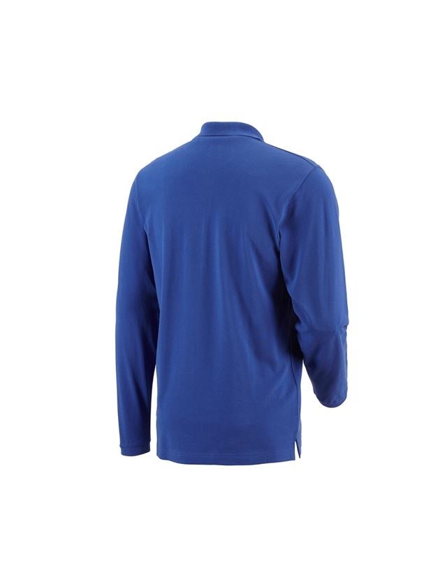 Maglie | Pullover | Camicie: e.s. longsleeve polo cotton Pocket + blu reale 1