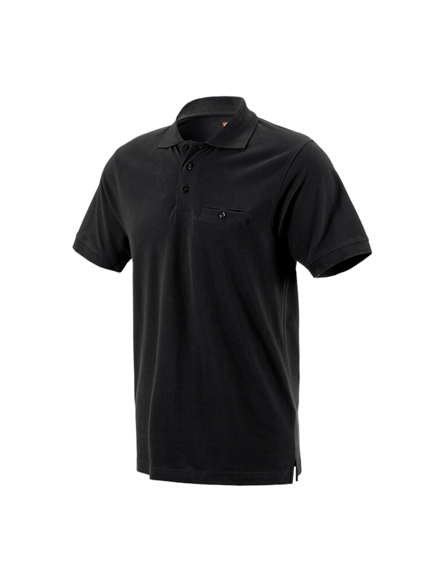 Maglie | Pullover | Camicie: e.s. polo cotton Pocket + nero 2