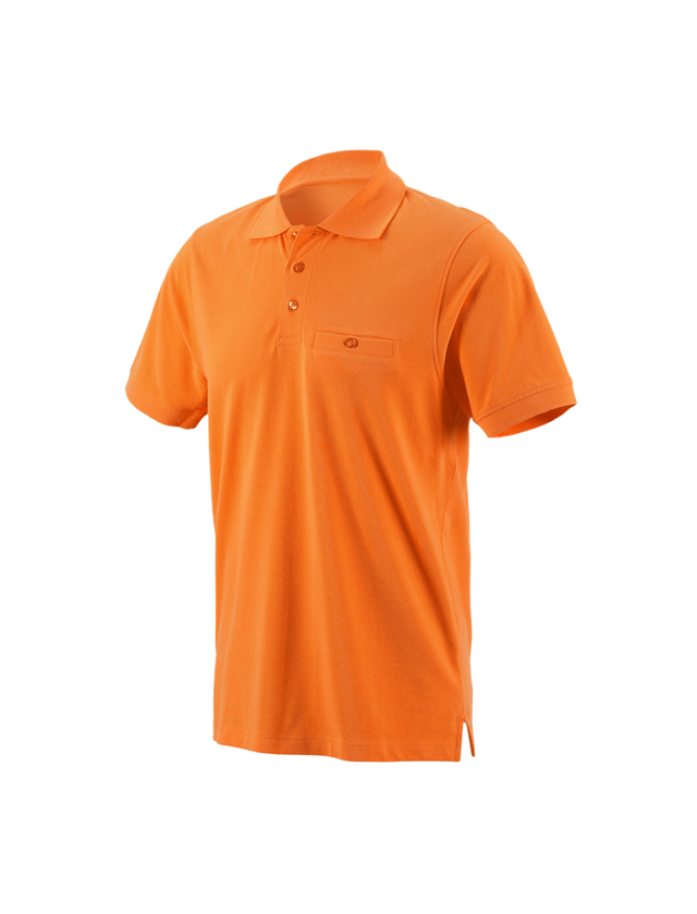 Maglie | Pullover | Camicie: e.s. polo cotton Pocket + arancio