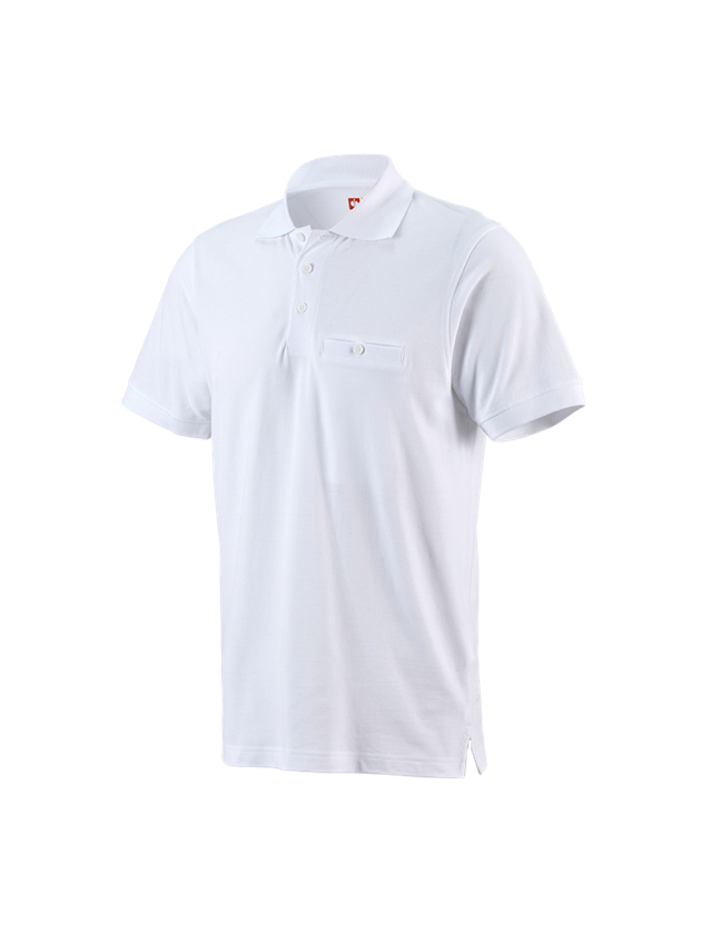 Maglie | Pullover | Camicie: e.s. polo cotton Pocket + bianco 2